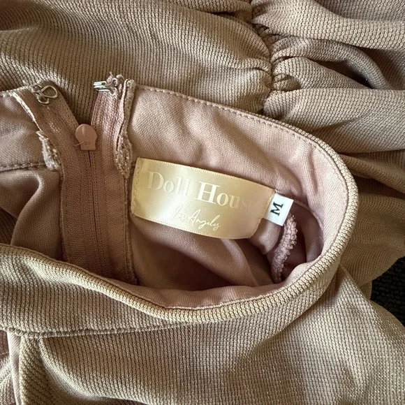 Dollhouse One Shoulder Ruched Dress - Picture 3 of 4